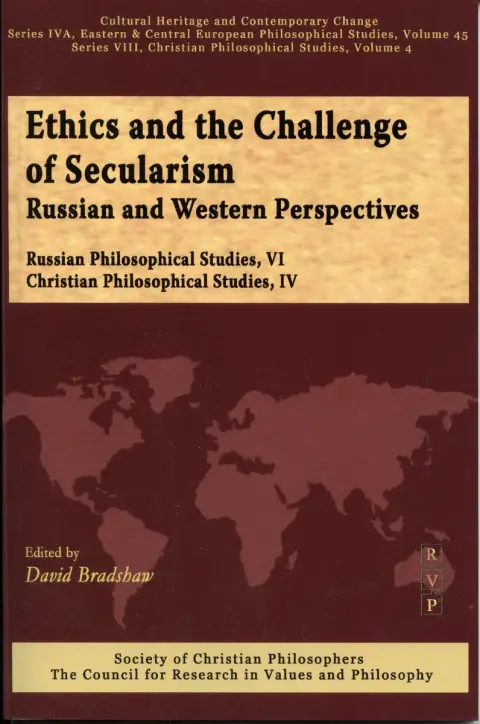 Cover of Ethics and the Challenge of Secularism
