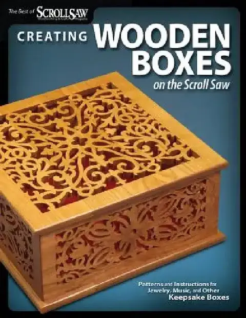 Cover of Creating Wooden Boxes on the Scroll Saw