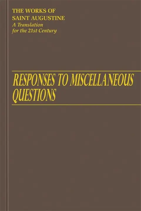 Cover of Responses to Miscellaneous Questions I 12
