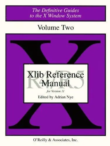Cover of Xlib Reference Manual R5 V2 3e
