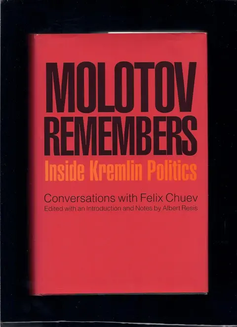 Cover of Molotov Remembers