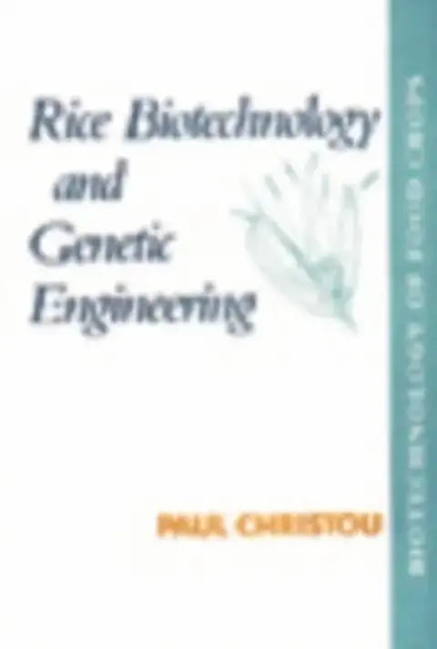 Cover of Rice Biotechnology and Genetic Engineering