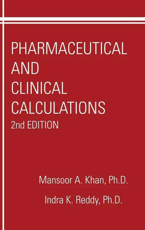 Cover of Pharmaceutical and Clinical Calculations