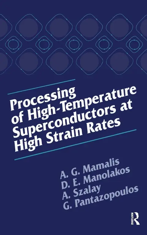 Cover of Processing of High Temperature Superconductors