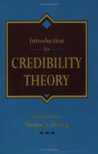 Cover of Introduction to credibility theory