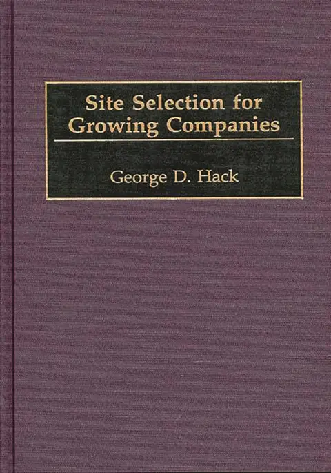 Cover of Site Selection for Growing Companies
