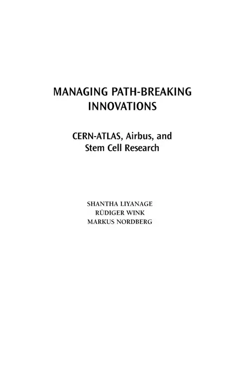 Cover of Managing Path-Breaking Innovations