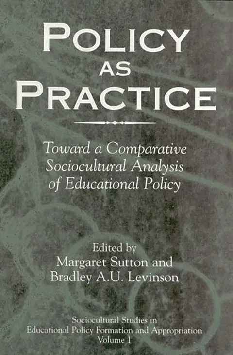 Cover of Policy as Practice