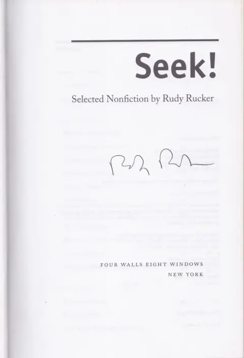 Cover of Seek!