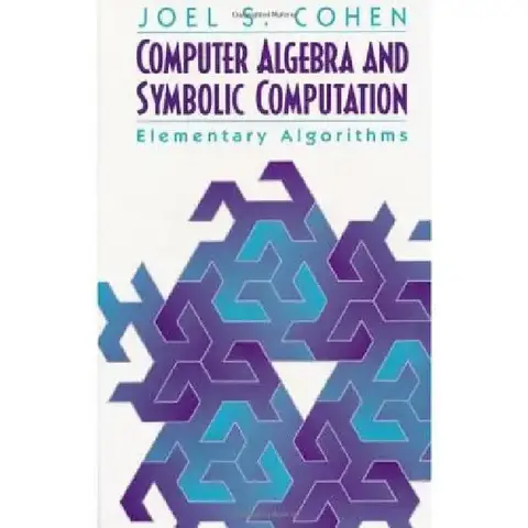 Cover of Computer Algebra and Symbolic Computation
