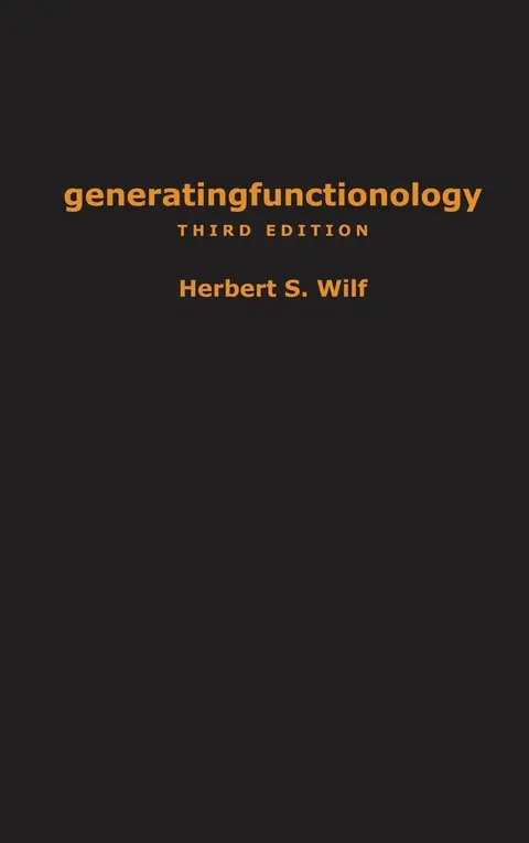 Cover of Generatingfunctionology