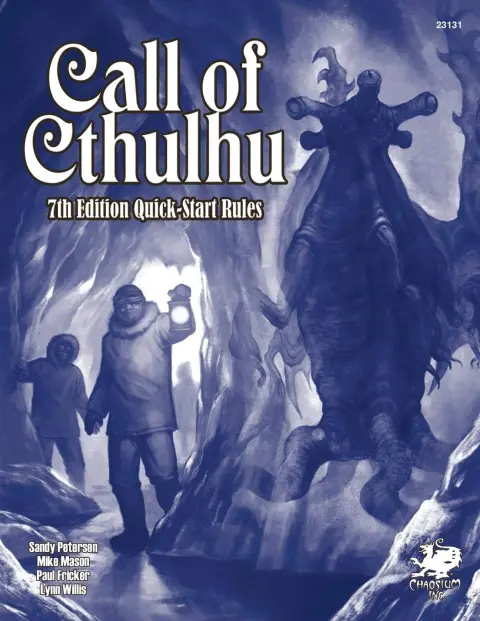Cover of Call of Cthulhu 7th Ed. QuickStart