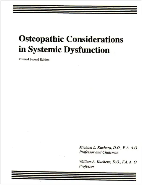 Cover of Osteopathic Considerations in Systemic Dysfunction