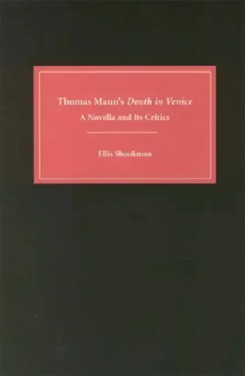 Cover of Thomas Mann's Death in Venice