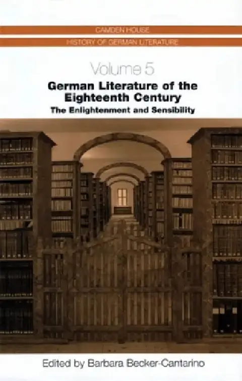Cover of German Literature of the Eighteenth Century