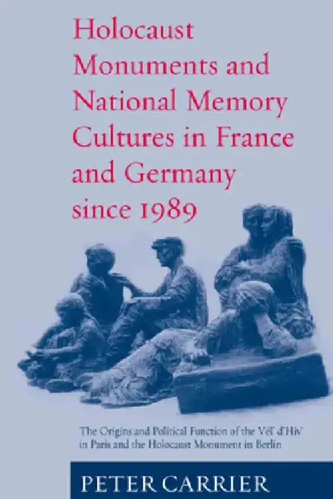 Cover of Holocaust Monuments and National Memory