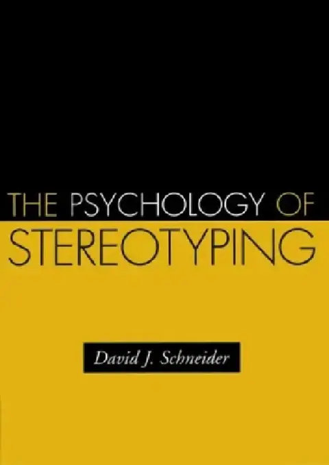 Cover of The Psychology of Stereotyping