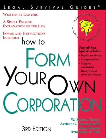 Cover of How to Form Your Own Corporation