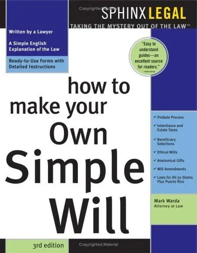 Cover of How to Make Your Own Simple Will