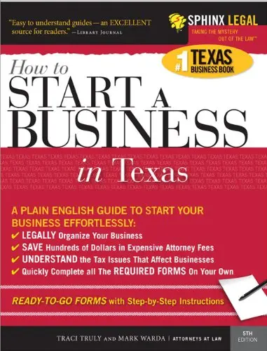 Cover of Start a Business in Texas, 5e