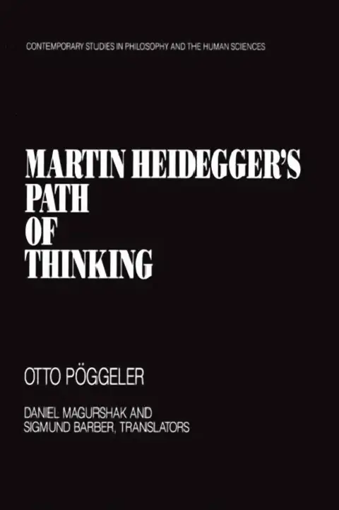 Cover of Martin Heidegger's Path of Thinking