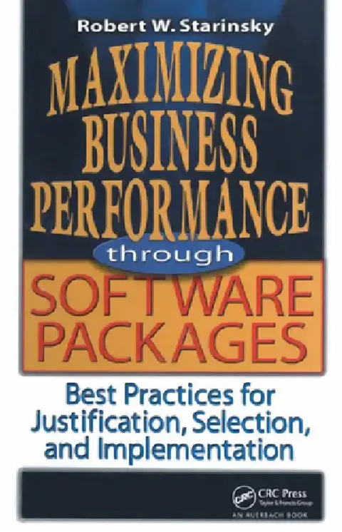 Cover of Maximizing Business Performance Through Software Packages