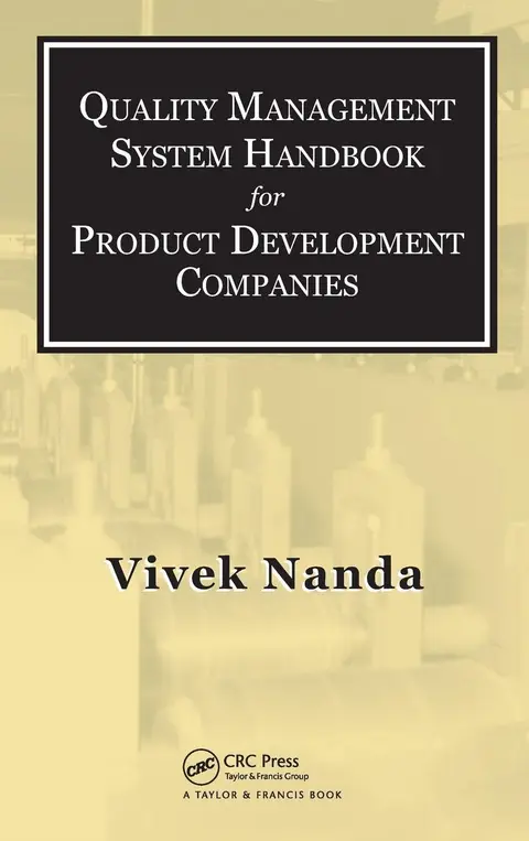 Cover of Quality Management System Handbook