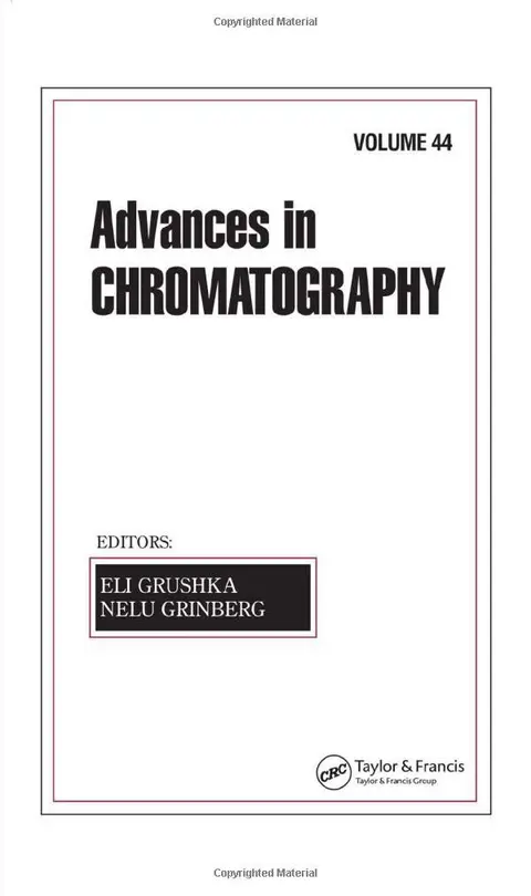 Cover of Advances in Chromatography