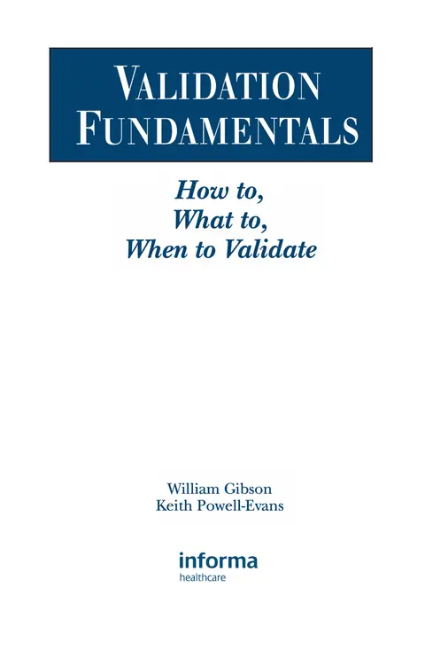 Cover of Validation Fundamentals