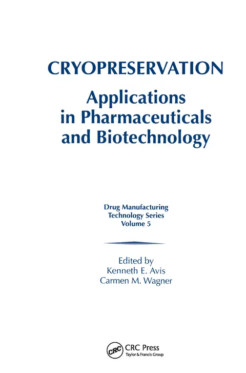 Cover of Cryopreservation