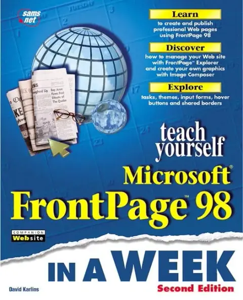 Cover of Sams Teach Yourself FrontPage 98 in a Week