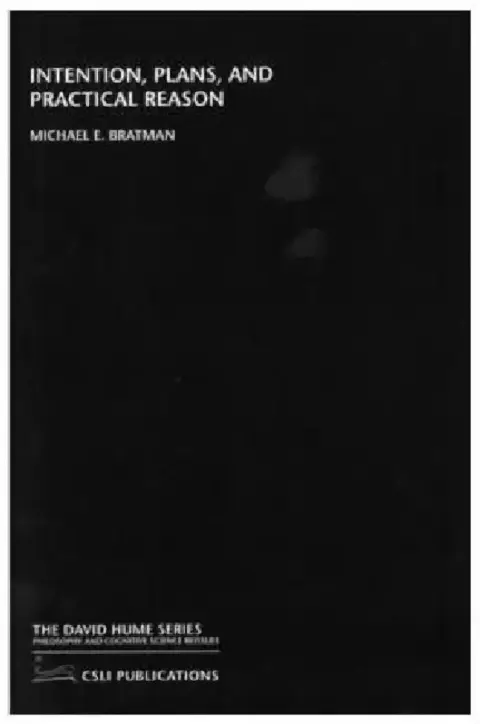 Cover of Intention, Plans, and Practical Reason
