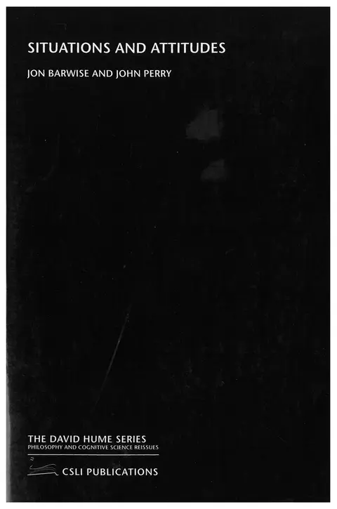 Cover of Situations and Attitudes