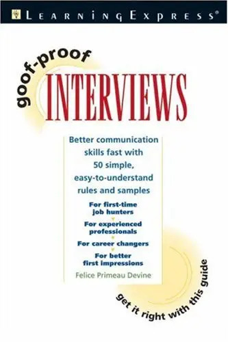 Cover of Goof Proof Interview