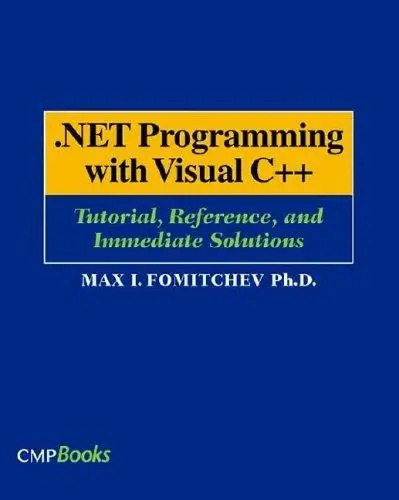 Cover of .Net Programming with Visual C++