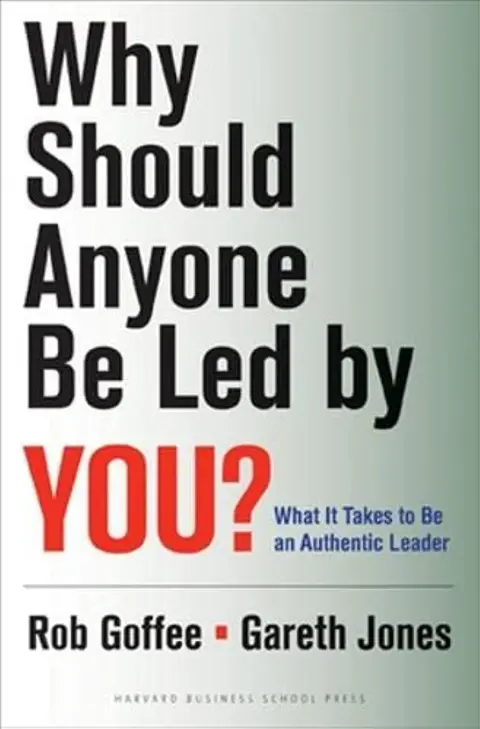 Cover of Why Should Anyone be Led by You? What it Takes to be an Authentic Leader