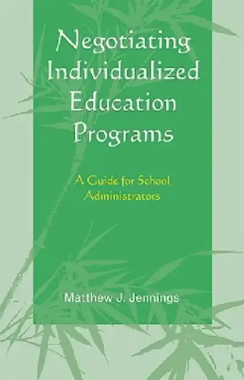 Cover of Negotiating Individualized Education Programs
