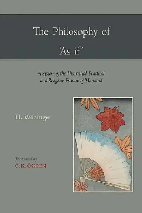 Cover of The Philosophy of 'as If '