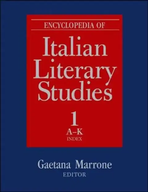 Cover of Encyclopedia of Italian Literary Studies