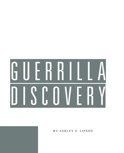 Cover of Guerrilla discovery