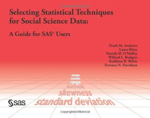 Cover of Selecting Statistical Techniques for Social Science Data