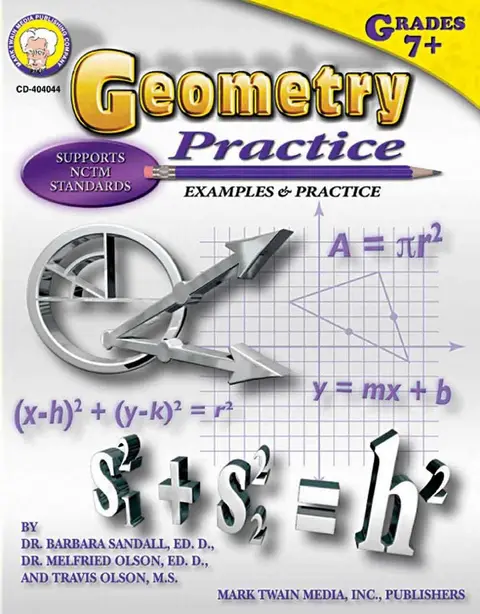 Cover of Geometry Practice Book