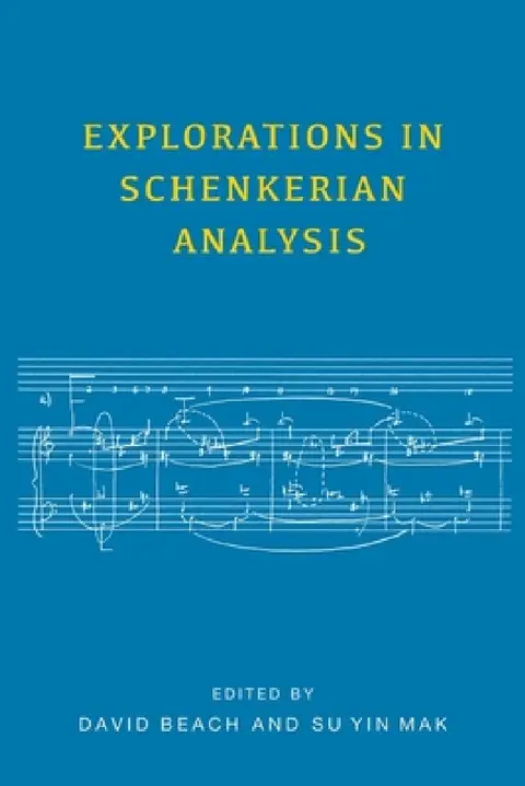 Cover of Explorations in Schenkerian Analysis