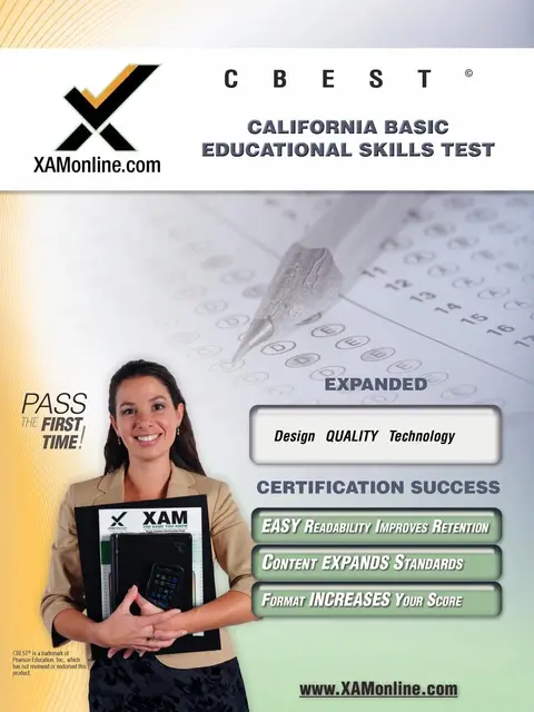 Cover of CBEST California Basic Educational Skills Test