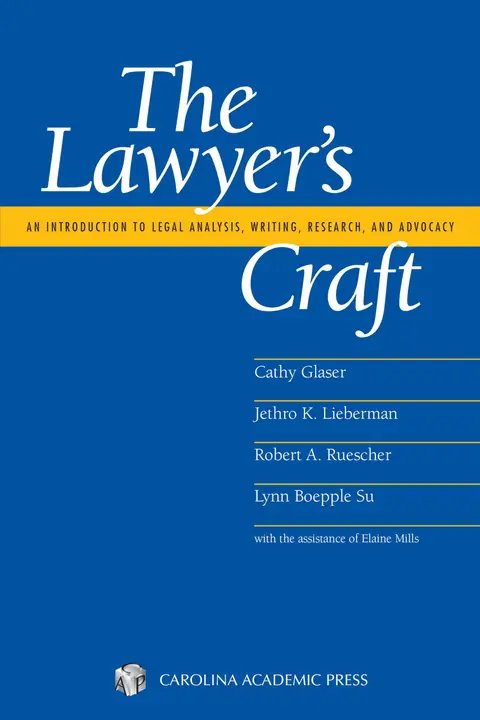 Cover of Lawyer's Craft
