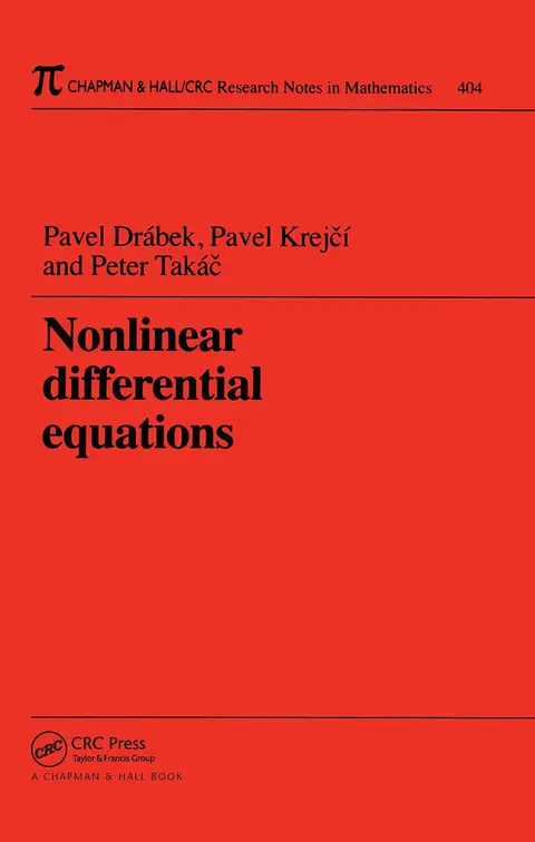 Cover of Nonlinear Differential Equations