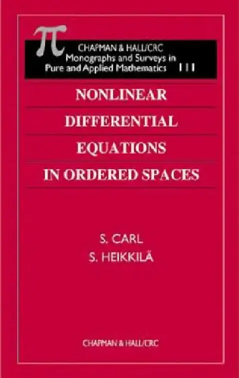 Cover of Nonlinear Differential Equations in Ordered Spaces
