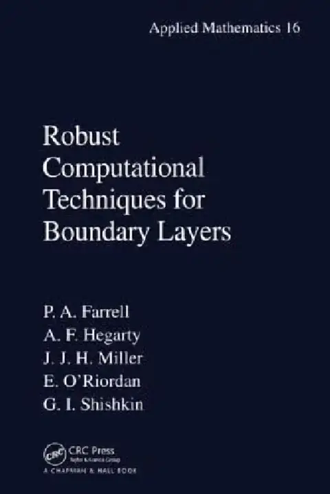 Cover of Robust Computational Techniques for Boundary Layers