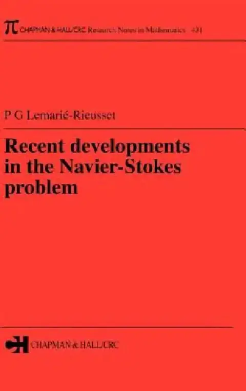 Cover of Recent Developments in the Navier-Stokes Problem