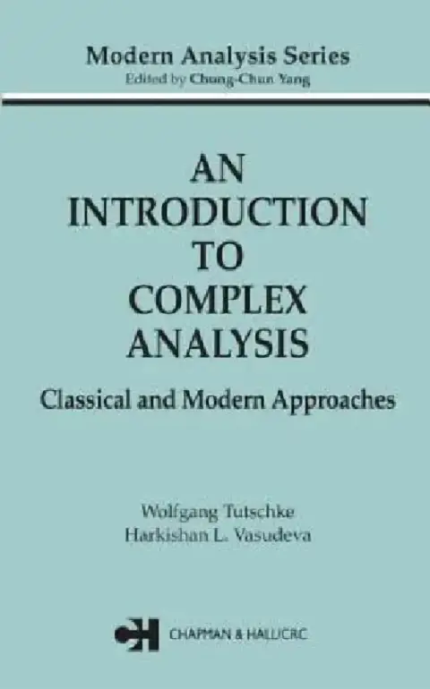 Cover of An Introduction to Complex Analysis